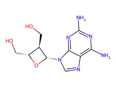 2-Aminooxetanocin A structure