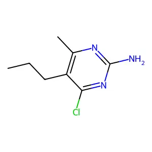 4-Chloro-6-methyl-5-propyl-pyrimidin-2-ylamine structure