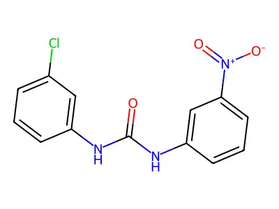 1-(3-Chlorophenyl)-3-(3-nitrophenyl)urea structure