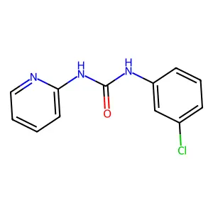 N-(3-Chlorophenyl)-N'-(2-pyridinyl)urea structure