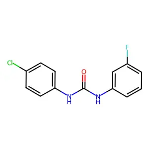 1-(4-Chlorophenyl)-3-(3-fluorophenyl)urea structure