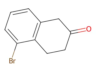 5-Bromo-2-tetralone structure