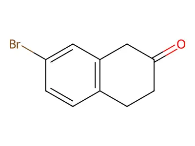 7-Bromo-2-tetralone structure