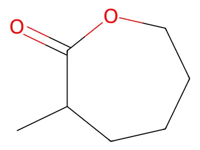 2-Methyl-epsilon-caprolactone structure