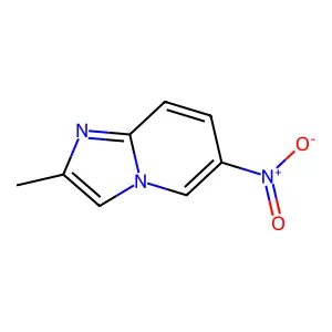 2-Methyl-6-nitroimidazo[1,2-a]pyridine structure