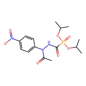 2,4-Dimethoxy-1-methyl-6-oxo-1,6-dihydro-5-pyrimidinyl dimethyl phosphate structure