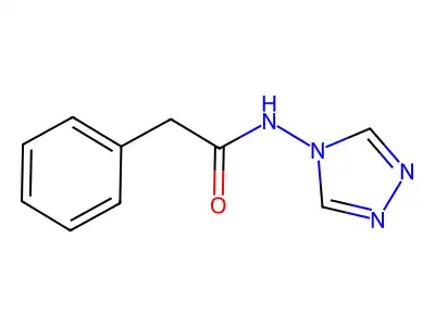 2-phenyl-N-(4H-1,2,4-triazol-4-yl)acetamide structure
