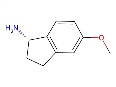 5-methoxy-2,3-dihydro-1H-inden-1-amine structure