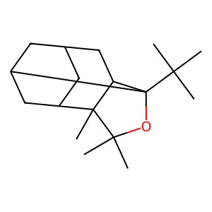 8-Oxatetracyclo[5.2.1.1(2,6).1(4,10)]dodecane, 7-tert-butyl-1,9,9-trimethyl- structure