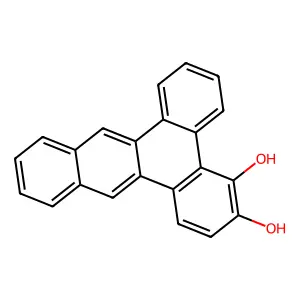Dibenz(a,c)anthracene-3,4-diol structure