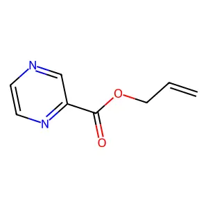 Prop-2-en-1-yl pyrazine-2-carboxylate structure