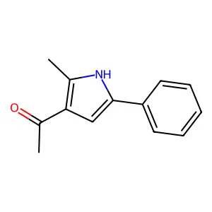 Ethanone, 1-(2-methyl-5-phenyl-1H-pyrrol-3-yl)- structure