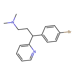 右溴苯那敏 structure