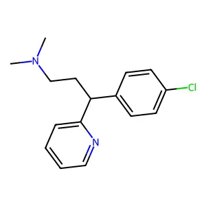 氯苯那敏 structure
