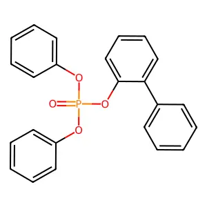 Phosphoric acid, (1,1'-biphenyl)-2-yl diphenyl ester structure