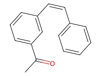 Dypnone, (E)- structure