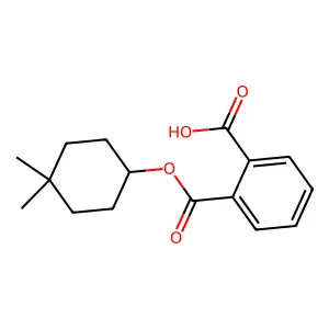 1,2-Benzenedicarboxylic acid, 1-(dimethylcyclohexyl) ester structure