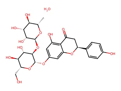 柚皮苷 structure