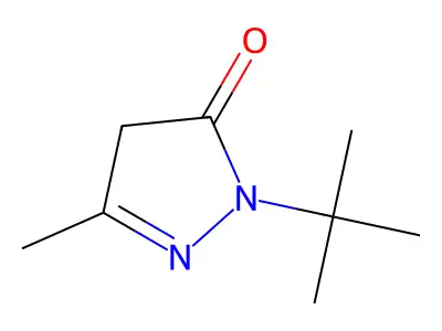 2-(tert-butyl)-5-methyl-2,4-dihydro-3H-pyrazol-3-one structure