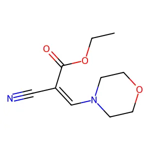 2-氰基-3-吗啉-4-基丙烯酸乙酯 structure