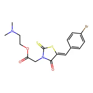 C16H17BrN2O3S2 structure