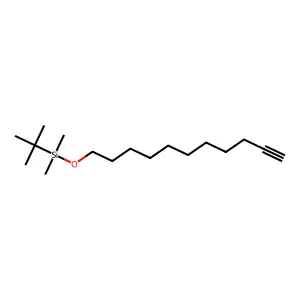 t-Butyldimethyl(undec-10-ynyloxy)silane structure