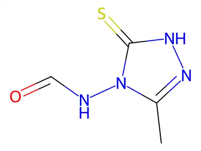 3-Methyl-5-thioxo-1,5-dihydro-4H-1,2,4-triazol-4-ylformamide structure