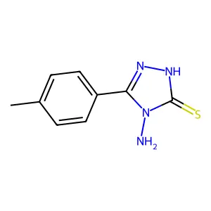 4-Amino-5-(4-methylphenyl)-2,4-dihydro-3H-1,2,4-triazole-3-thione structure