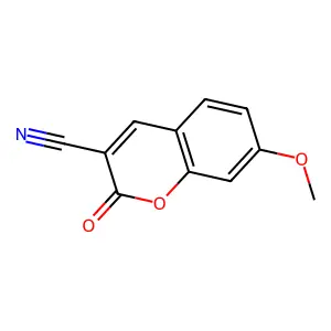 3-Cyano-7-methoxycoumarin structure