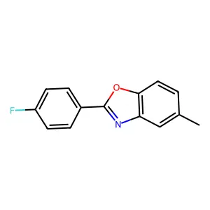 2-(4-Fluorophenyl)-5-methyl-1,3-benzoxazole structure
