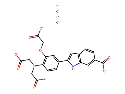 mag-indo-1 tetrapotassium salt structure