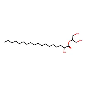 羟基硬脂酸甘油酯 structure