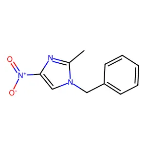 1-Benzyl-2-methyl-4-nitro-1H-imidazole structure