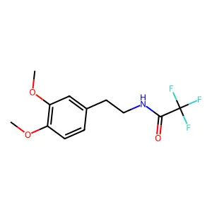 Acetamide, N-(2-(3,4-dimethoxyphenyl)ethyl)-2,2,2-trifluoro- structure