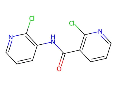 2-chloro-N-(2-chloropyridin-3-yl)pyridine-3-carboxamide structure
