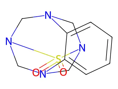2H,6H-1,5:3,7-Dimethano-4,1,3,5,7-benzothiatetrazonine, 4,4-dioxide structure