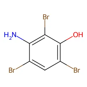 3-Amino-2,4,6-tribromophenol structure