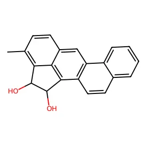 Benz(j)aceanthrylene-1,2-diol, 1,2-dihydro-3-methyl-, trans- structure