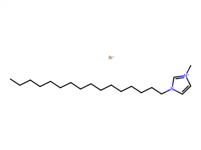1-Hexadecyl-3-methylimidazolium bromide structure
