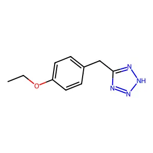 5-[(4-ethoxyphenyl)methyl]-2H-tetrazole structure