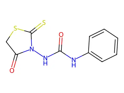 1-(4-Oxo-2-thioxo-1,3-thiazolidin-3-yl)-3-phenylurea structure