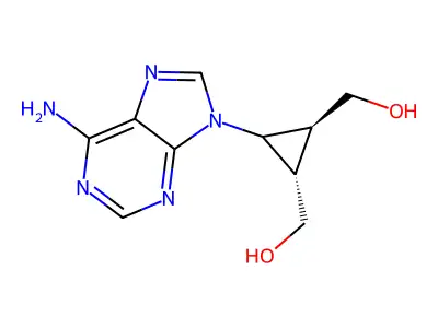 Cyclopropyladenine structure