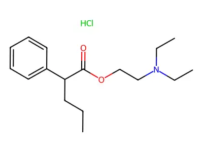 Propivan hydrochloride structure