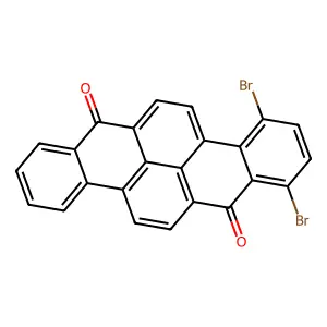 Dibenzo[b,def]chrysene-7,14-dione, dibromo- structure