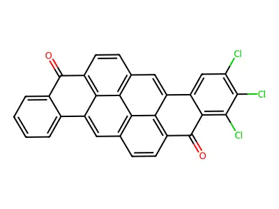 8,16-Pyranthrenedione, trichloro- structure