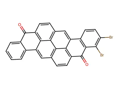 Dibromopyranthrene-8,16-dione structure