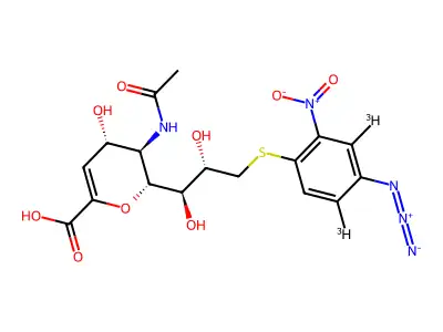 9-Panp-neu5Ac2en structure