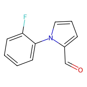 1-(2-fluorophenyl)-1H-pyrrole-2-carbaldehyde structure