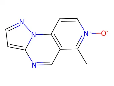 Pyrazolo(1,5-a)pyrido(3,4-e)pyrimidine, 6-methyl-, 7-oxide structure