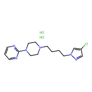 Lesopitron dihydrochloride structure